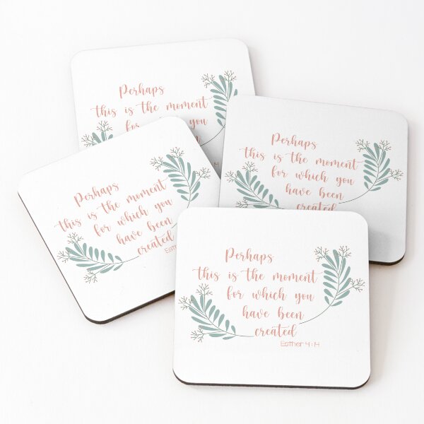 Item preview, Encouraging Bible Verse - Perhaps this is the moment for which you have been created - Ester 4:14 designed and sold by Dguzman04.