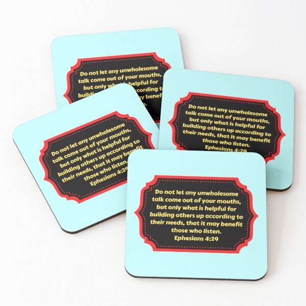 Item preview, Bible Verse Ephesians 4:29 designed and sold by Prayingwarrior.