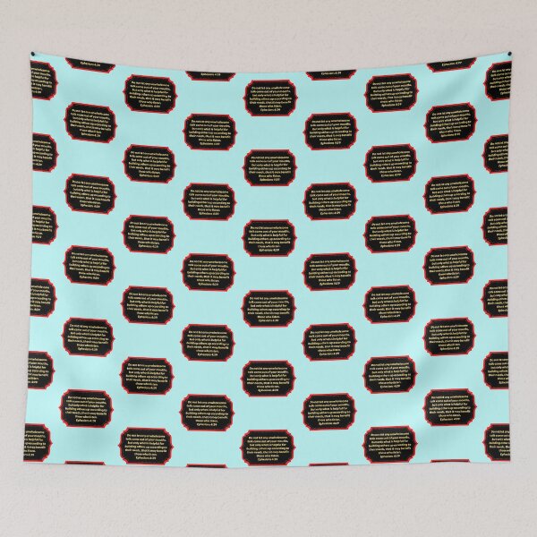 Item preview, Bible Verse Ephesians 4:29 designed and sold by Prayingwarrior.