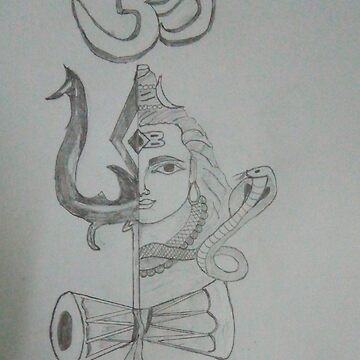 Drawing Of Lord Shankar  rHyperrealisticdrawing