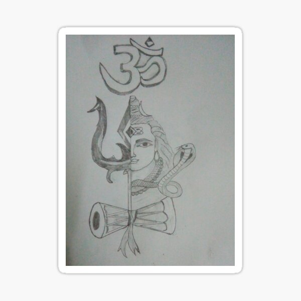 Easy Sketch Lord Shiva for Bigenners  Mahashivratri Special Shiv Shankar  Ji Drawing  YouTube