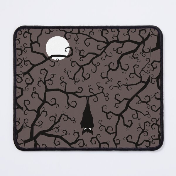 Item preview, Bat In The Night - Full Moon Trees With Bat Hanging designed and sold by Abhishek Goldar.