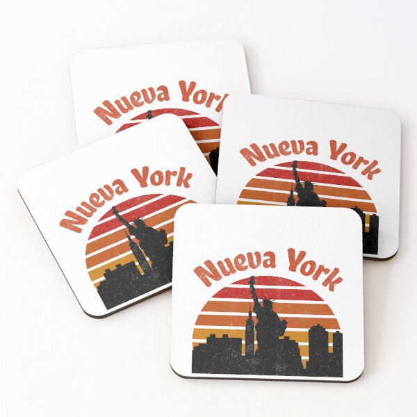 Item preview, Nueva York Retro Skyline designed and sold by Queen1120.