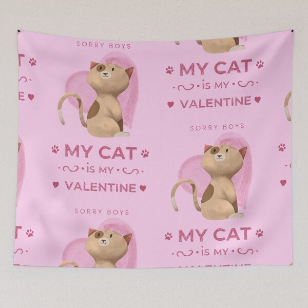 Item preview, Cute Valentine Quotes, Cat Is My Valentine Design For Cat lovers designed and sold by mrGoodwin90.