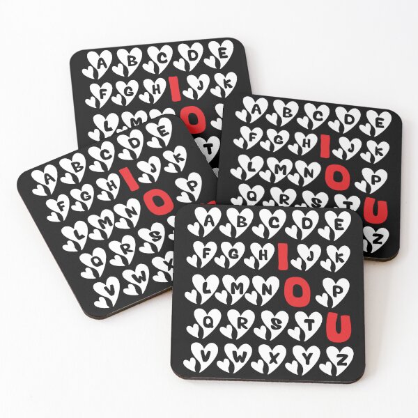 Item preview, ABC Alphabet I Love You English Teacher Valentines day designed and sold by ART-SOUF.