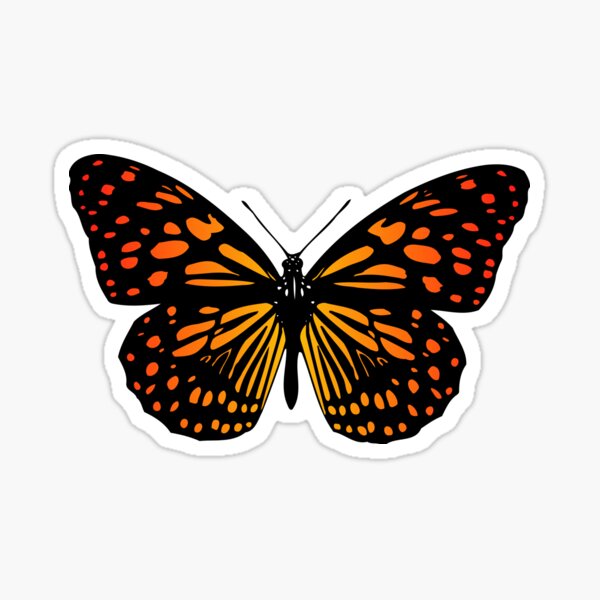 Item preview, Orange butterfly designed and sold by zerastore.