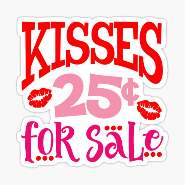 "Kiss For Sale Fun Fact" Sticker for Sale by SagesZ Redbubble