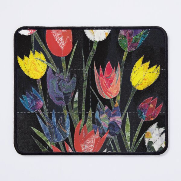 Item preview, Quilting My Past Recycling My Dreams Tulip Quilt designed and sold by The Elderberry Blossom.