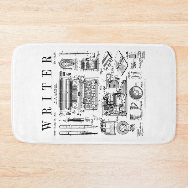 Item preview, Writer Author Novelist Bookish Writing Tools Vintage Patent designed and sold by GrandeDuc.