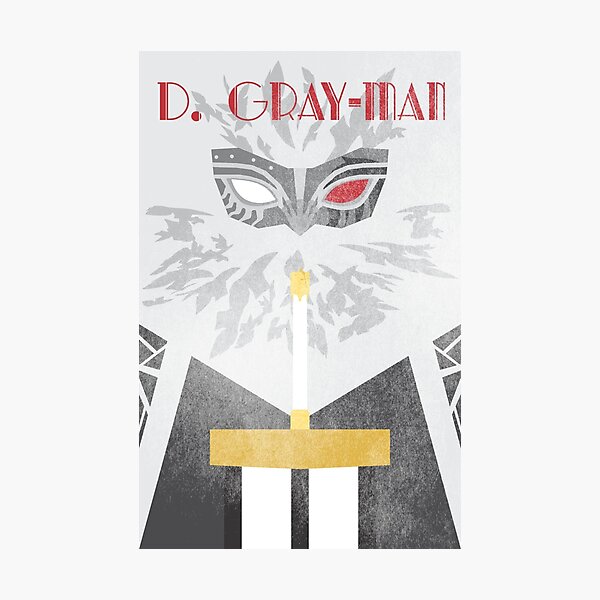 D. Gray-Man Art Deco Photographic Print