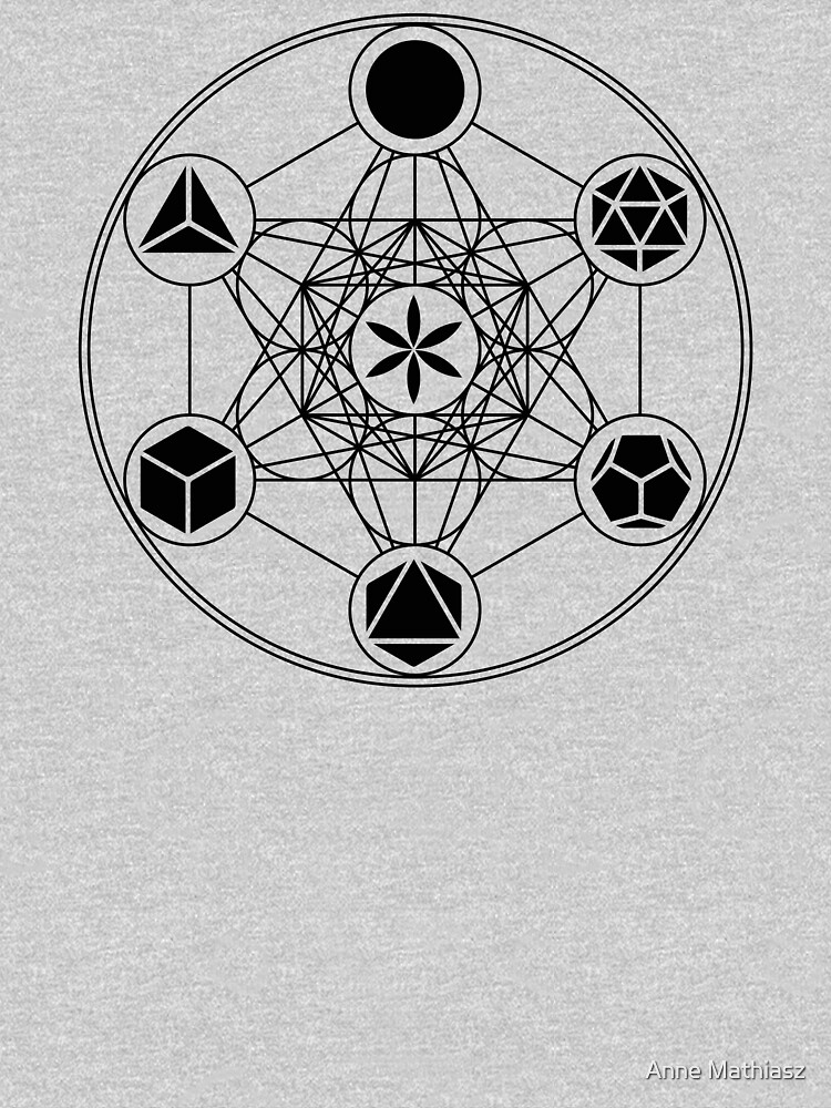 Metatron's Cube Sacred Geometry Platonic Solids T-Shirt Metatron's Cube Sacred Geometry Platonic Solids T-Shirt