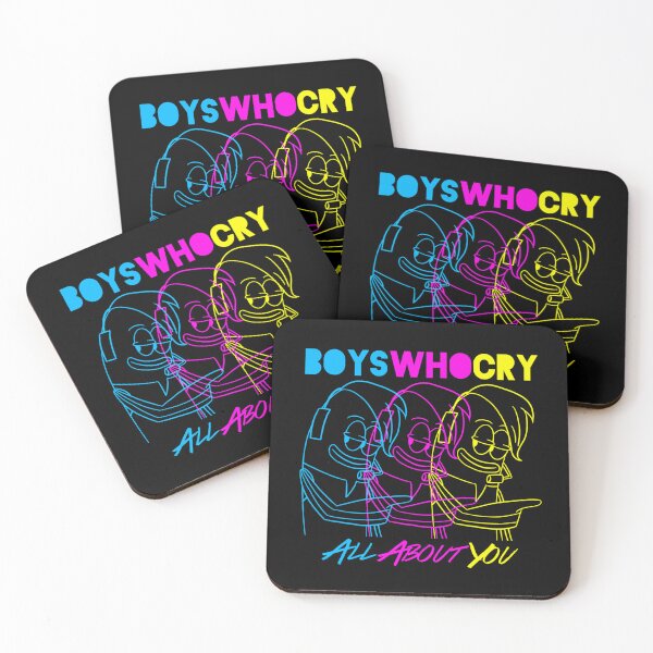 Item preview, Boys Who Cry (Cyan, Magenta, Yellow) Sticker designed and sold by conni4sswr.