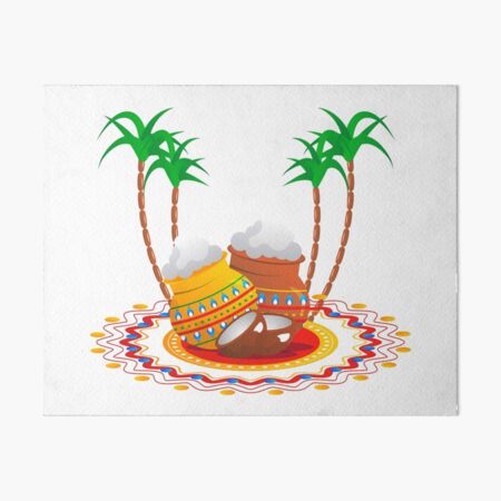 Aperçu de l'œuvre pongal madras tamil tamilnadu langue tamoule créée et vendue par Tshirtk.