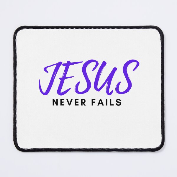 Item preview, Jesus never fails designed and sold by For-you-and-Me.