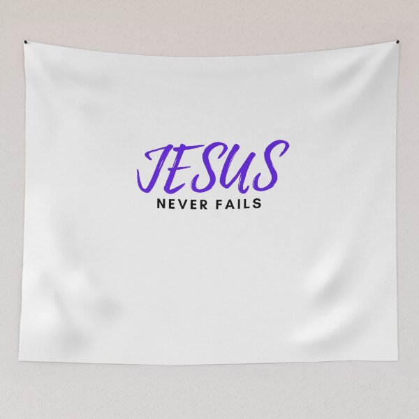 Item preview, Jesus never fails designed and sold by For-you-and-Me.