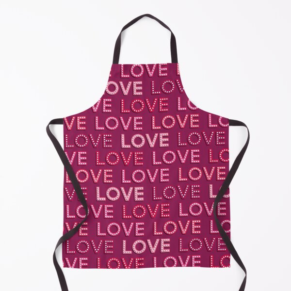 Aperçu de l'œuvre Valentine's LOVE LOVE lettres ampoules vintage bordeaux créée et vendue par Dana Du.