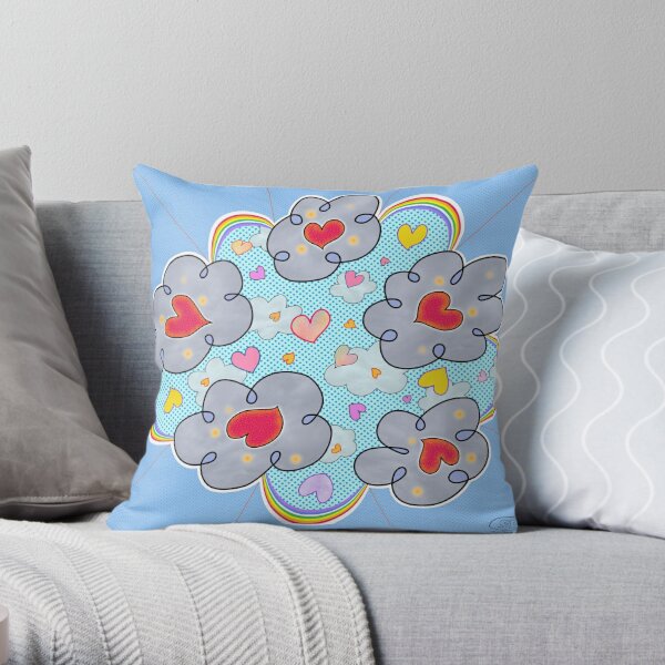 Love in the Clouds Throw Pillow