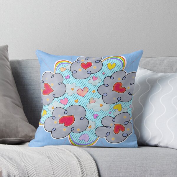 Love in the Clouds Throw Pillow