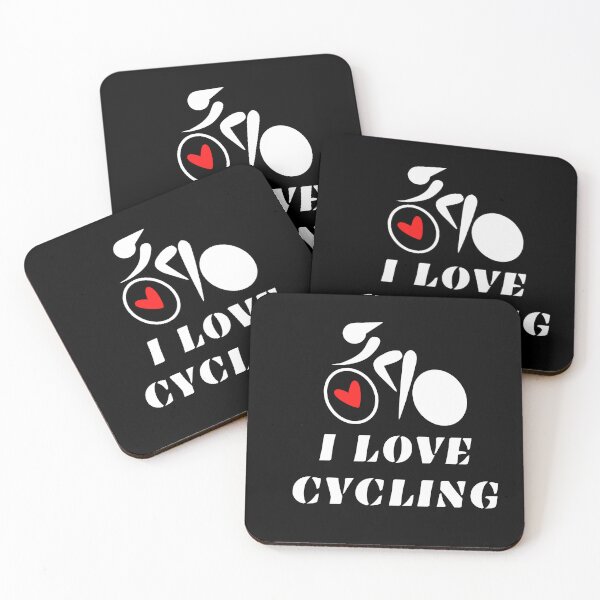 Item preview, I LOVE CYCLING, bwr designed and sold by LuFilu.