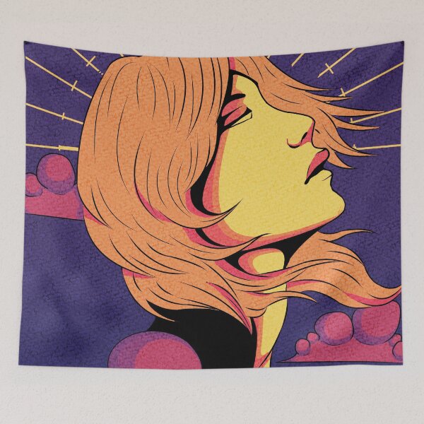 Item preview, The Woman in the Sunset designed and sold by aFishMakingArt.