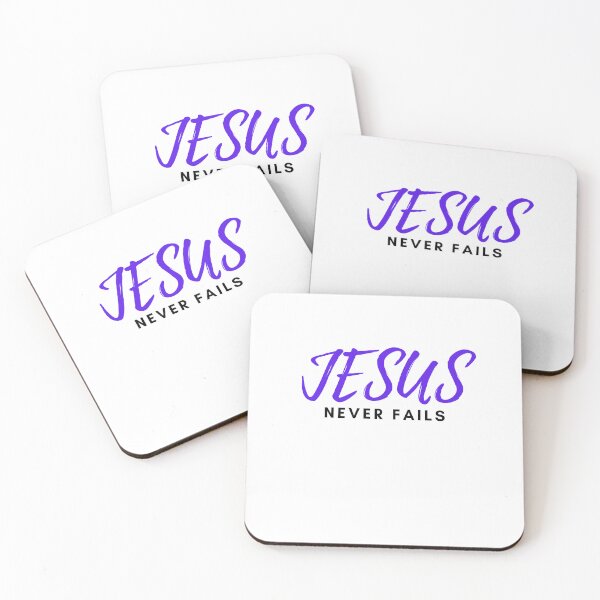 Item preview, Jesus never fails designed and sold by For-you-and-Me.