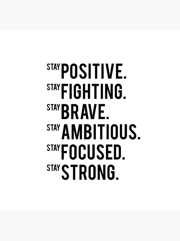 stay positive inspirational quote motivational quote gym decor ...