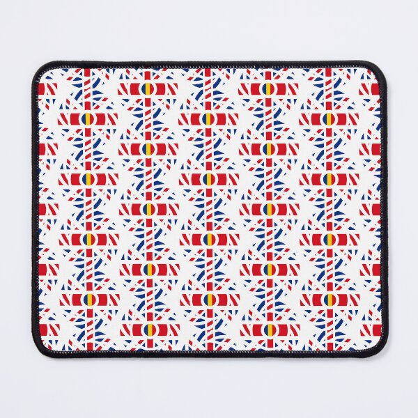 Item preview, British Romanian Multinational Patriot Flag Series designed and sold by Carbon-Fibre Media.