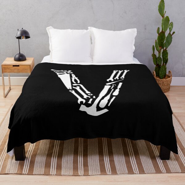 Item preview, Letter V Capital Alphabet Mechanic tools Monogram Initial great gift  designed and sold by skulltshirt.