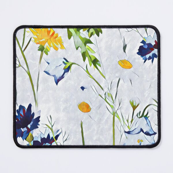 Item preview, Serene Meadow: Watercolor Wildflowers on White designed and sold by DonneeCreations.