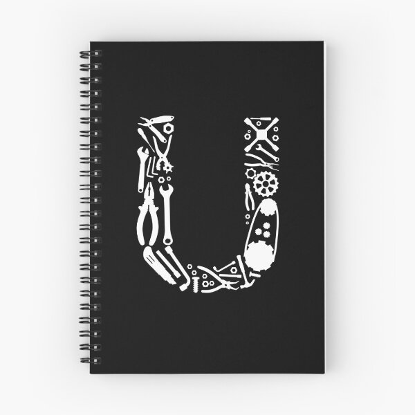 Item preview, Letter U Capital Alphabet Mechanic tools Monogram Initial great gift  designed and sold by skulltshirt.
