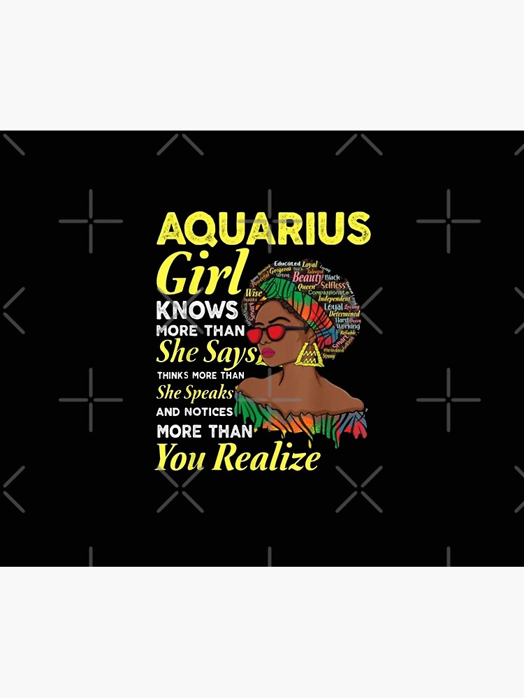 January and February birthday Zodiac sign Aquarius queen Poster