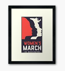 Women's March on Washington Framed Print