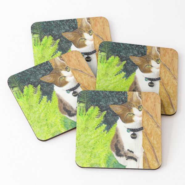 Item preview, Peanut - A Sweet Cat Portrait in Colored Pencil designed and sold by The Elderberry Blossom.
