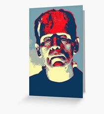 Boris Karloff in The Bride of Frankenstein Greeting Card