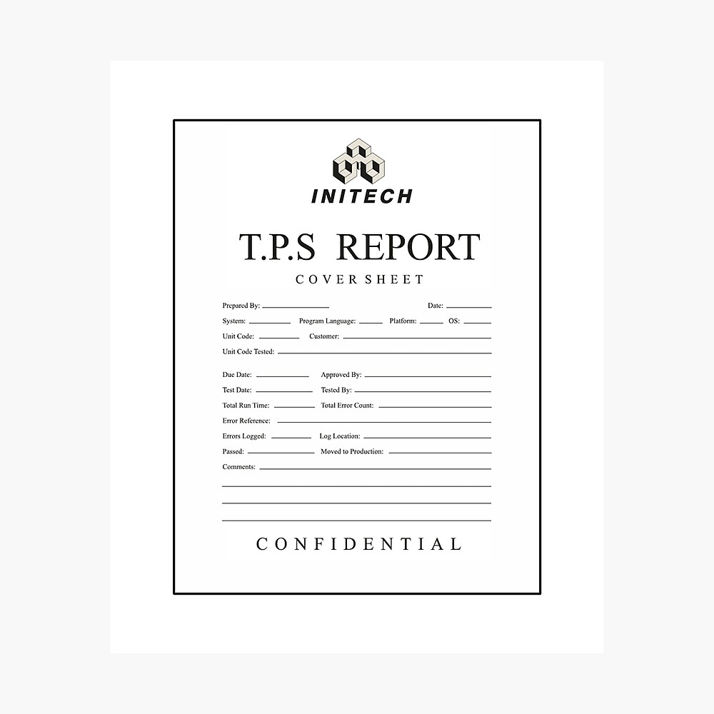 cover letter on the tps report