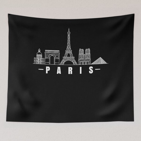 Item preview, Paris souvenir Eiffel Tower France Louvre Notre Dame designed and sold by Lenny Stahl.
