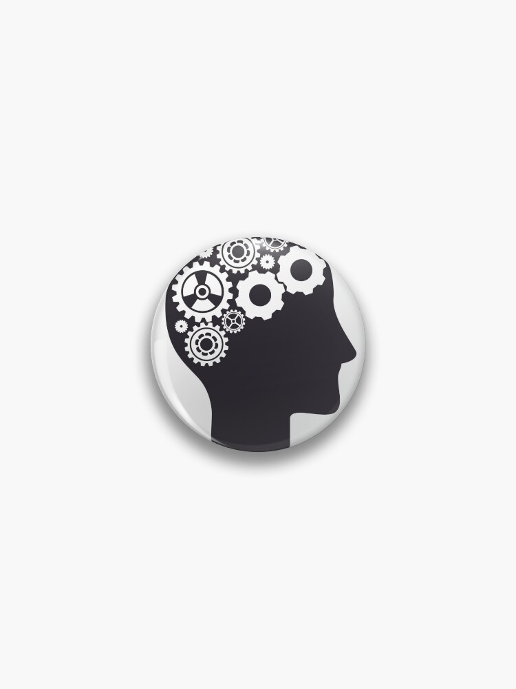 Thumbnail 1 of 3, Pin, Grinding Gears designed and sold by RiggsBubble.