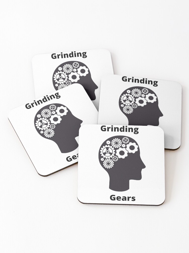Thumbnail 1 of 5, Coasters (Set of 4), Grinding Gears designed and sold by RiggsBubble.