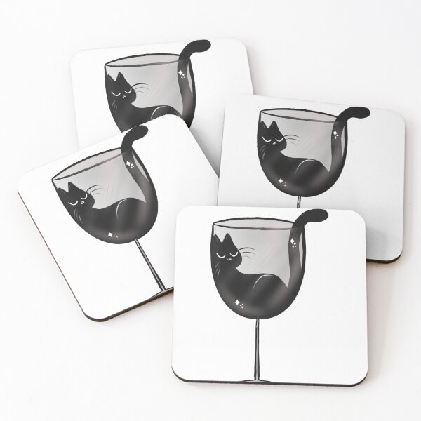 Item preview, Cat in a Wine Glass designed and sold by shirii.