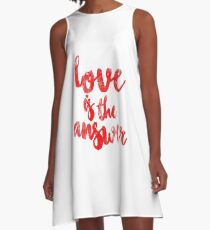 John Lennon A-Line Dress