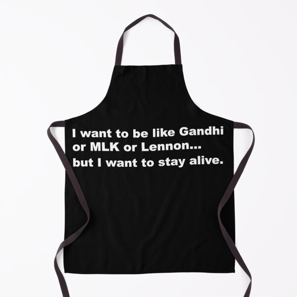 Item preview, I Want To Be Like Gandhi... designed and sold by Conjuration.