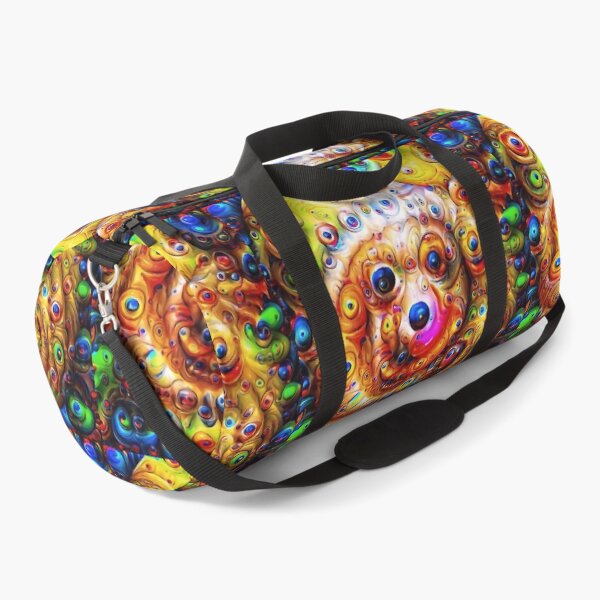 Item preview, AI dream colorful abstract dog designed and sold by siwabudda.