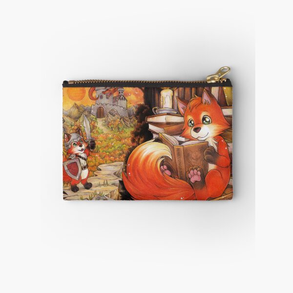 Item preview, Cute reading fox gift idea bookworm designed and sold by ZadzeneaArt.