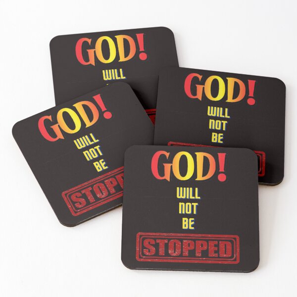 Item preview, GOD WILL NOT BE STOPPED designed and sold by forgodandcountr.