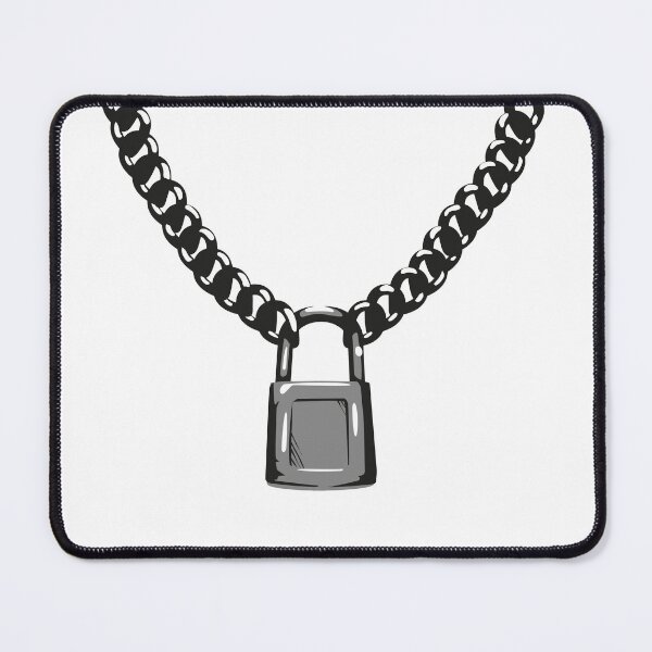 Item preview, Punk Padlock and Chain Necklace designed and sold by conform.