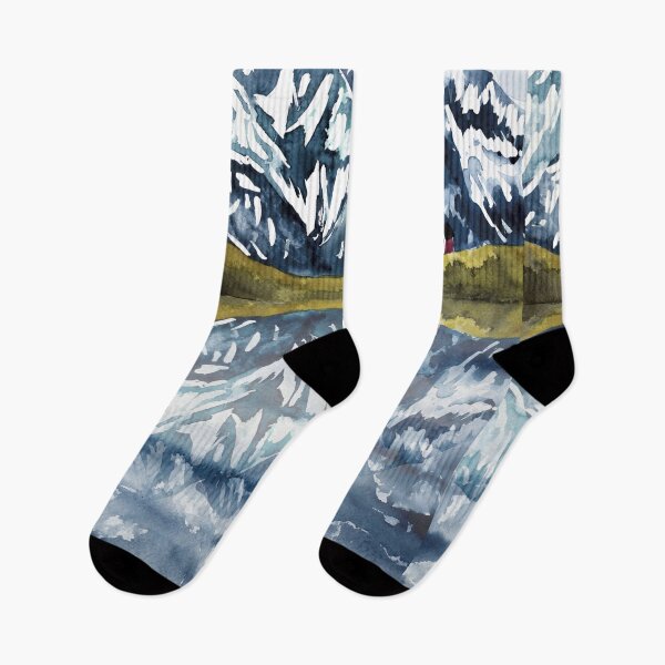 Item preview, Norway fjord watercolor designed and sold by Scandi Shop .