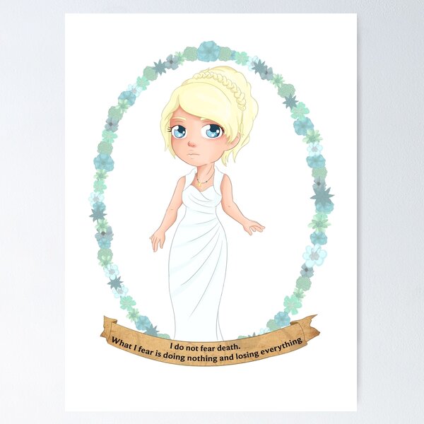 Vista previa del artículo con la obra «Lunafreya Nox Fleuret - El Oracle», diseñado y vendido por amyKsomething.