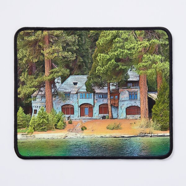 Item preview, Vikingsholm Emerald Bay Lake Tahoe designed and sold by jmacnairart.