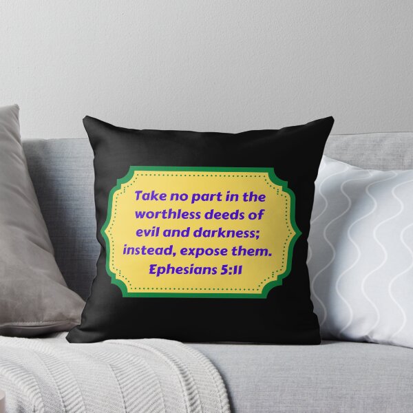 Item preview, Bible Verse Ephesians 5:11 designed and sold by Prayingwarrior.