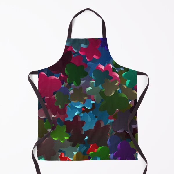 Item preview, MeepleMania (Colorful Collection Of Flying Meeples) designed and sold by SassyClassyMe.